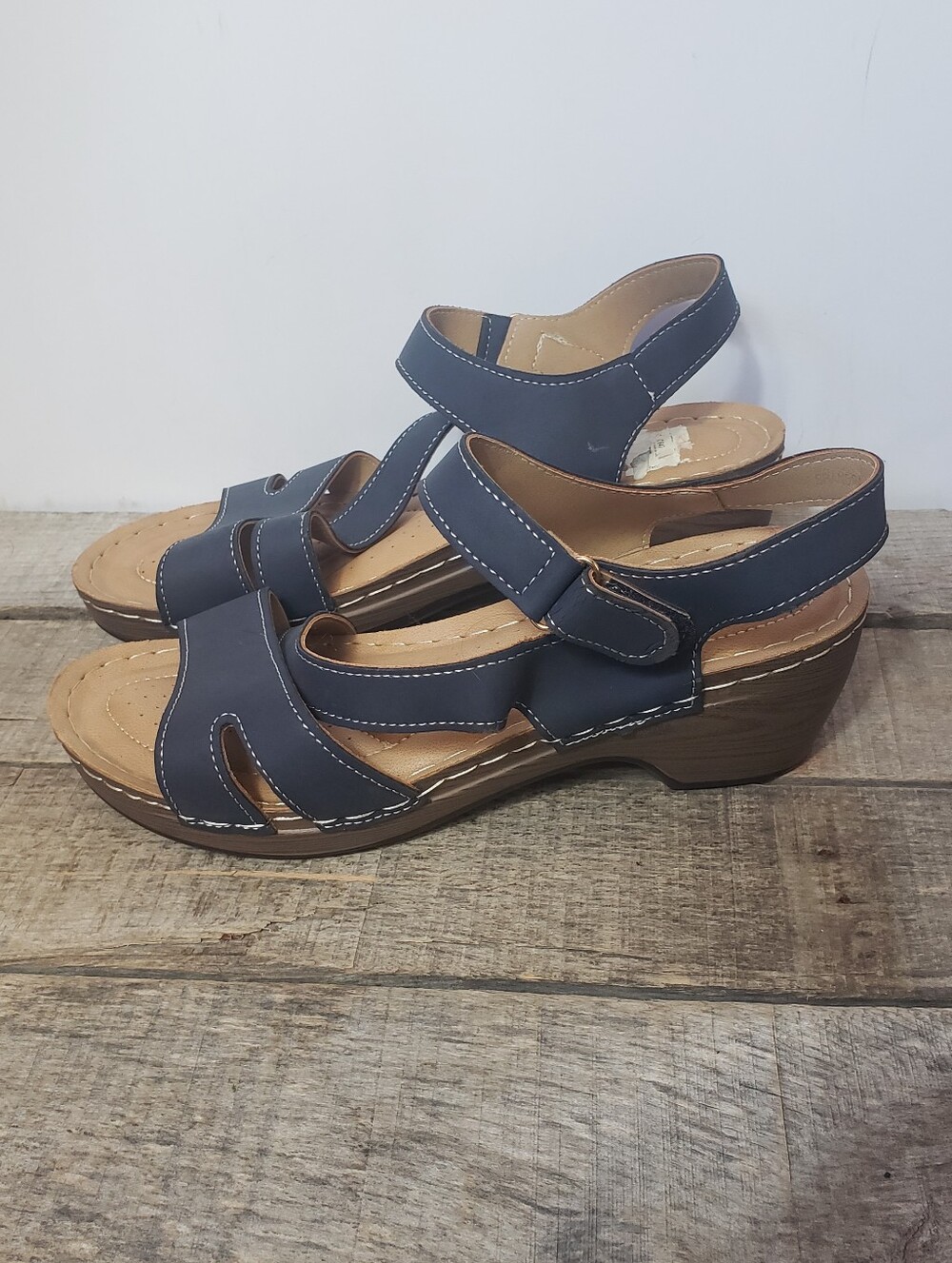 PATRIZIA Classic BLUE Heeled Sandals 10
